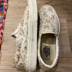 Vans Floral Slip Ons
